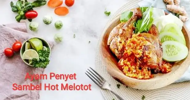 Ayam Penyet Sambel Hot Melotot