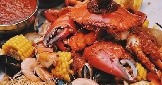 Seafood Baba Kemal Kepiting Udang Cumi Kerang Asam Manis, Denpasar