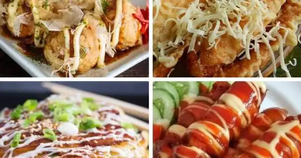 Takoyaki, Okonomiyaki, Pisang keju, Nasi Goreng Rania