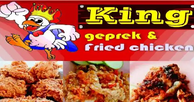 King, Ayam Geprek, Fried Chicken, Nasi Bakar, Rica-Rica & Tongseng Ayam, Boba, M