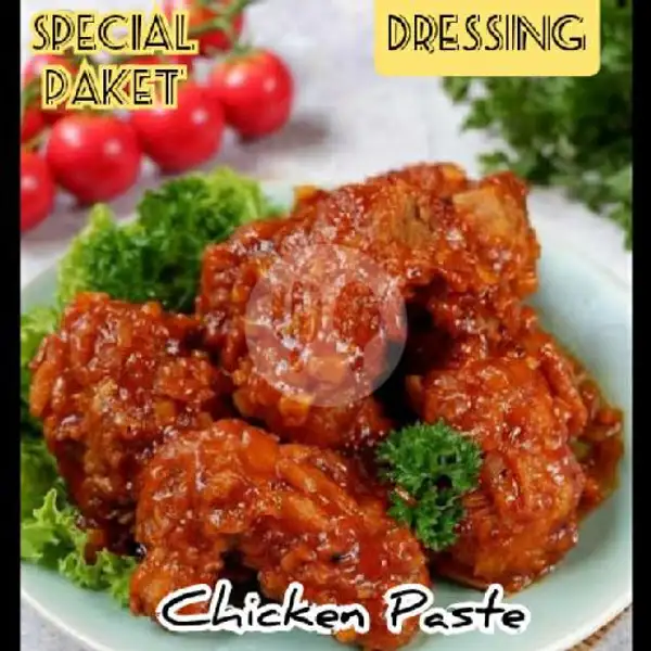 Jordan Chicken  Carbonara Free Rice + Salad Ice Tea | Ayam Geprek Jordan Full Pack, Kebo Iwa