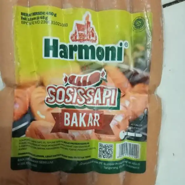 Harmoni Sosis Bakar (Isi10) | FROZEN FOOD PEDO