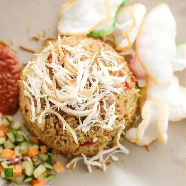 Nasi Goreng Ayam Suwir + Telur | Mieyumi, Bandrek 555, Bukit Kecil