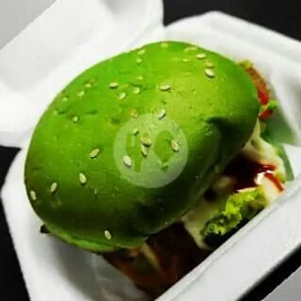 Green Burger Chicken | Angkringan Zaid