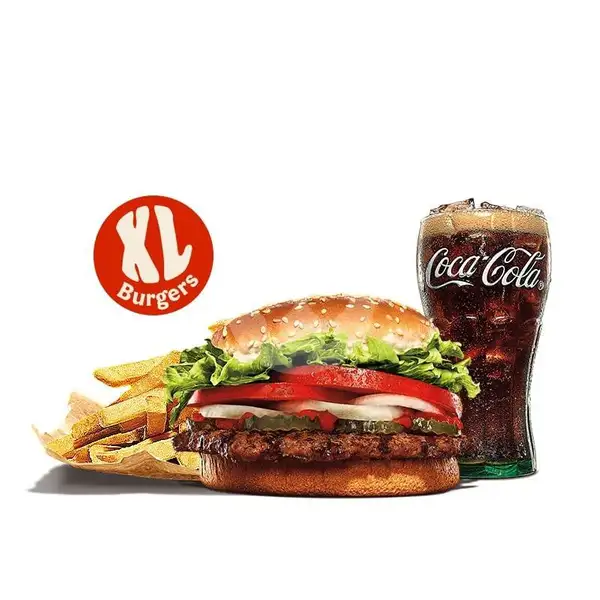 Paket Whopper Medium | Burger King, Level 21 Mall