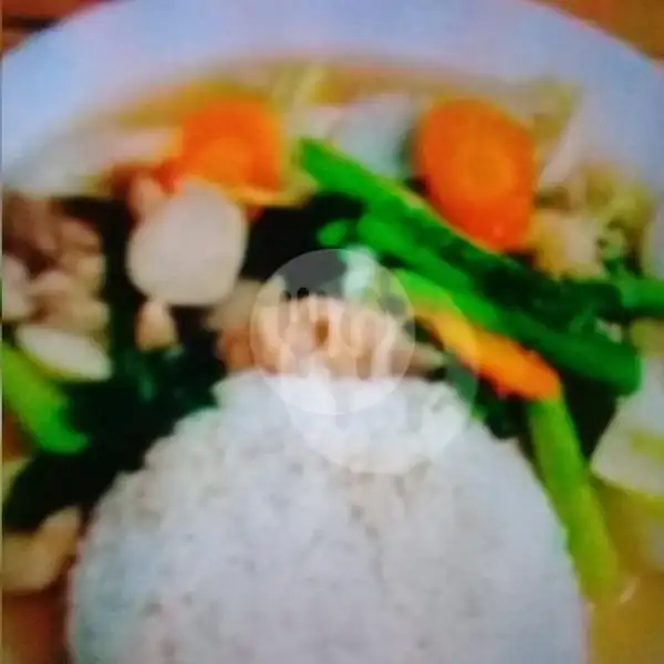 Nasi Cap Jay Goreng Ayam + Free Teh | Anglo Wei Chinesefood, Kedung Tarukan Wetan