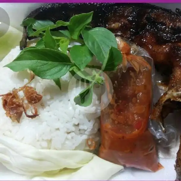 Lele Bakar + Nasi + Sambel Lalalpan | Seafood AA, Pahoman