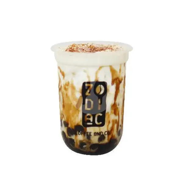 Okinawa Bown Sugar Boba With Cheese Cream | Zodiac Coffee & Co, Denpasar