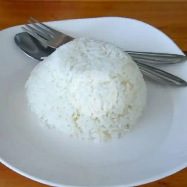 Nasi Putih | PECEL LELE MOROSENENG MAS ARIF