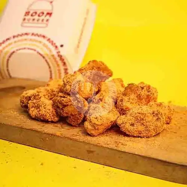 Cheesy Pokpok Chicken | Boom Burger, Ampera