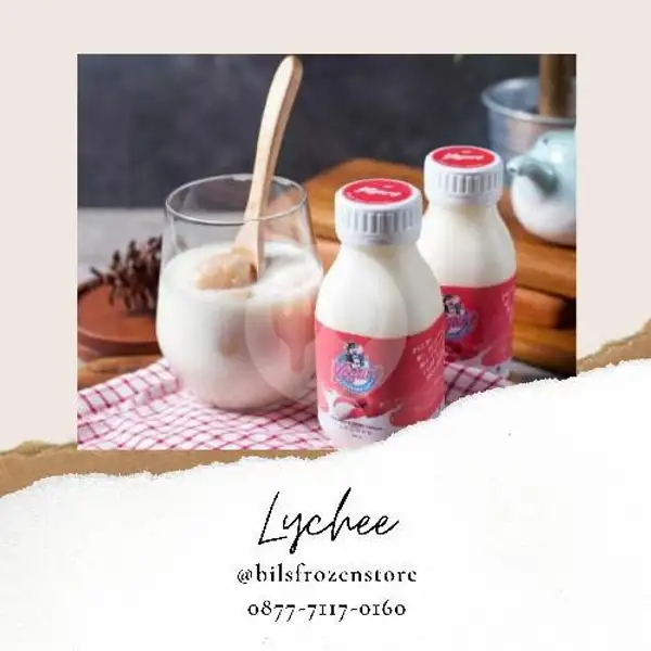 Yoghurt Organik Leci 250ml | Bils Frozen Store