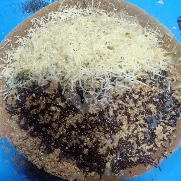 Martabak Keju Jagung Campur + Kacang Coklat Campur | Martabak Bangka Terang Bulan Adi, Bukit Kecil
