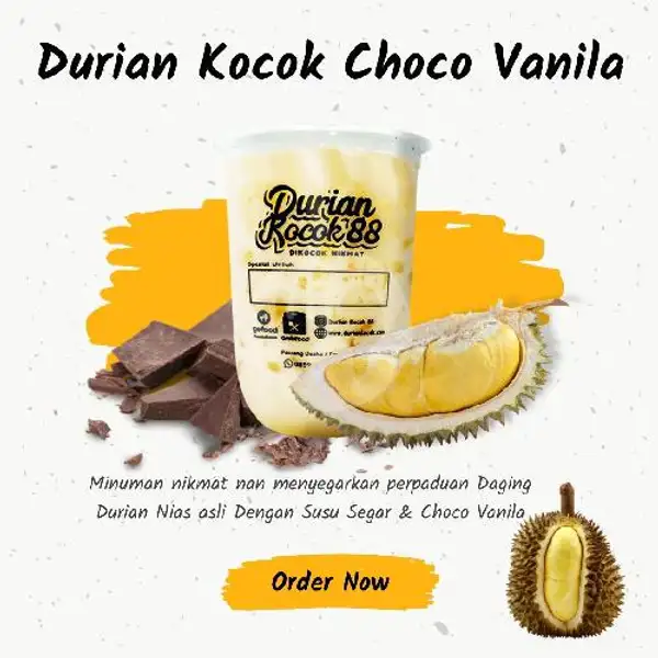 Durian Kocok Choco Vanila (L) | Ayam Penyet Mas Eko