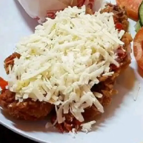 Ayam Geprek Keju Paha Bawah/ Sayap | JFC Wangaya, Denpasar