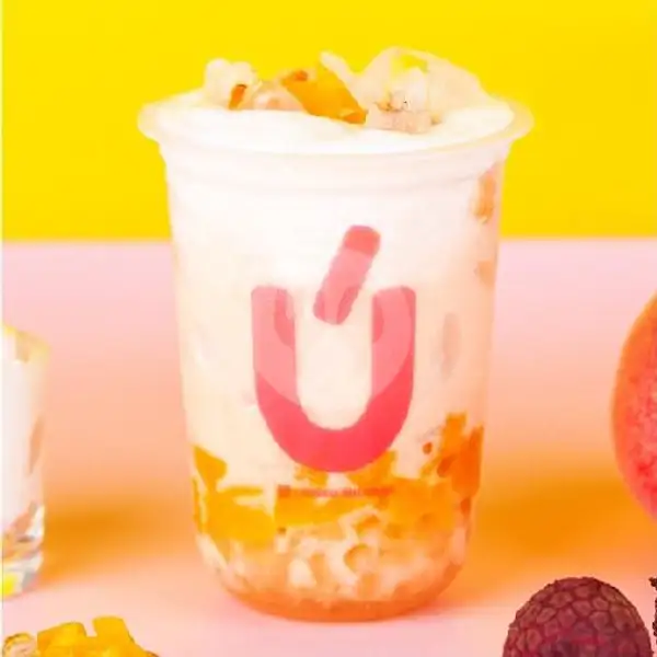 Peachy Lychee Yogurt | PINKU X URI 