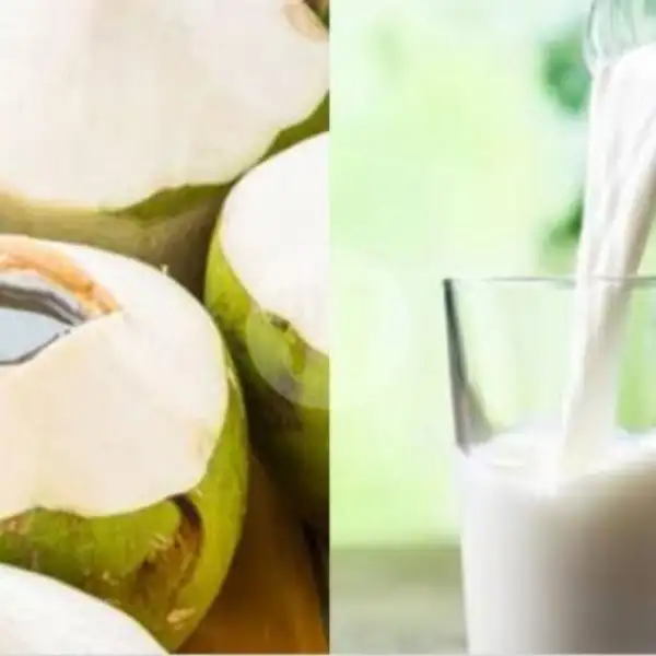 Juice Klapa Muda Murni Mix Susu Dancaw | Jus Mr.Hoki 09, Mangga Besar