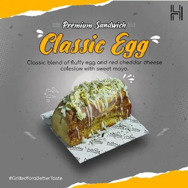 Classic Egg | Homu Premium Sandwich