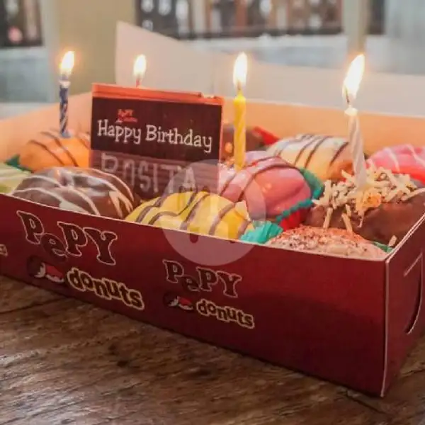 Donut Ulang Tahun | Pepy Donut, Blimbing
