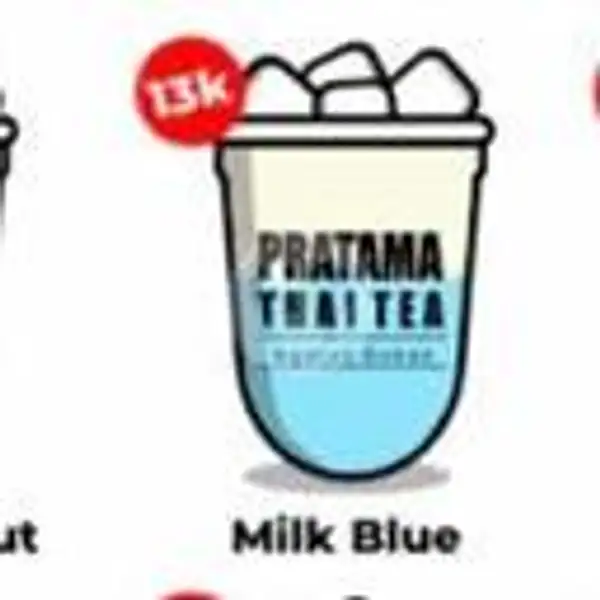 Milk Blue | Thaitea Coffe & Es Kepal Milo Pratama, Tangga Takat