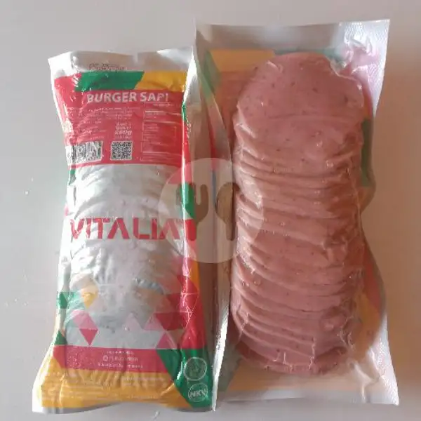 Daging burger Vitalia | AzkaFoodie, Senapelan