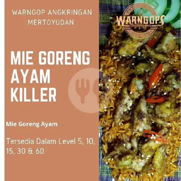 MIE GORENG AYAM KILLER LEVEL 5 / 10 / 15 / 30 / 60 | Warngop Angkringan II, Mertoyudan