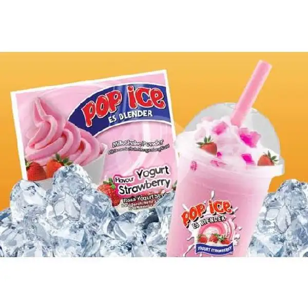 Pop Ice Strawberry Yoghurt | Nasi Goreng Tombo Luwe