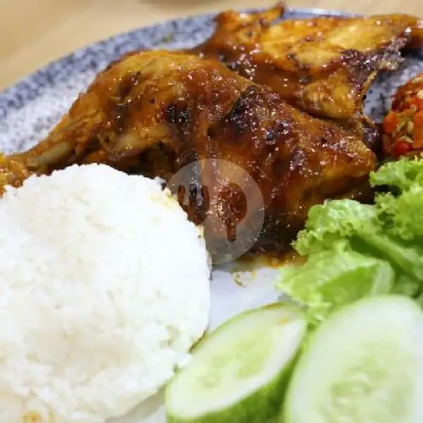 Ayam Bakar + Nasi | Ayam Goreng Krispi Bang Zega, PHB Halong Atas