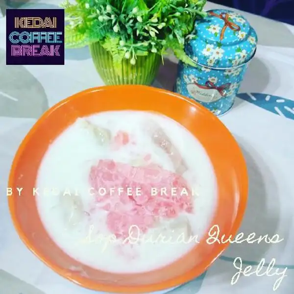 Sop Durian Queena Jelly | Kedai Coffee Break, Curug