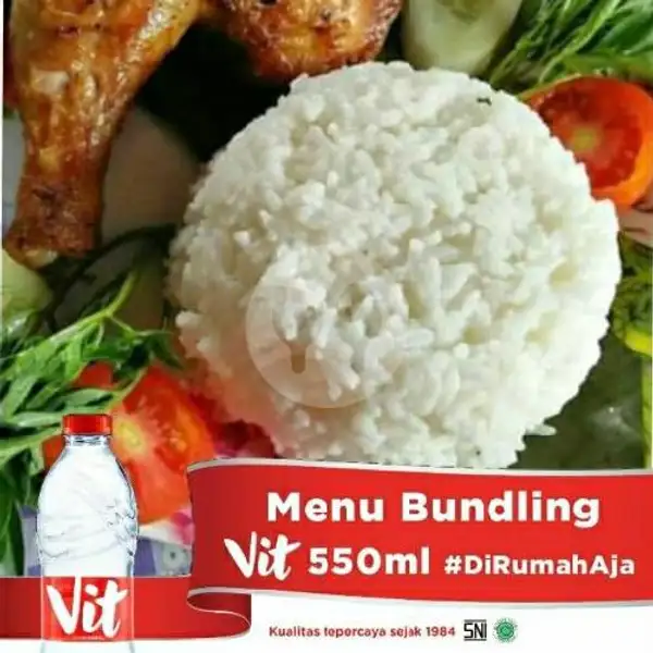 2 Porsi Lalapan Ayam Potong Free 1 Air Mineral  Vit | Sate Madura Cak Munir, Kepiting