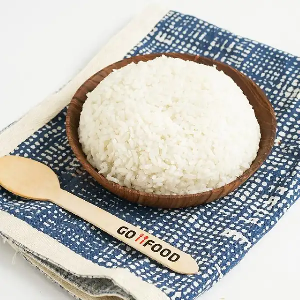 Nasi Putih | Pao-Pao Vegetarian, Payung Sekaki