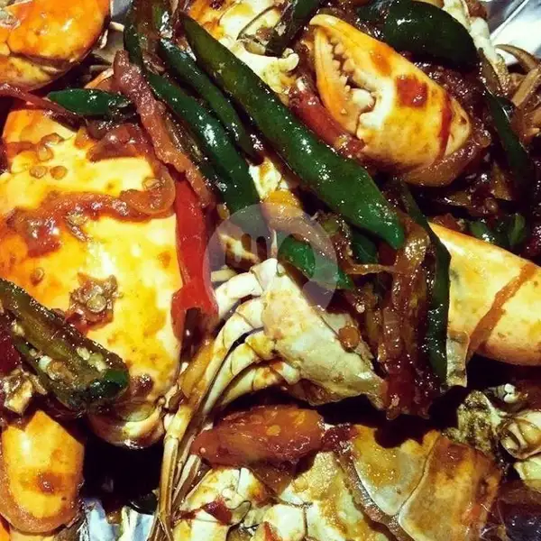 Kepiting saos tiram | Waroeng Seafood Mindut, Asatanajapura