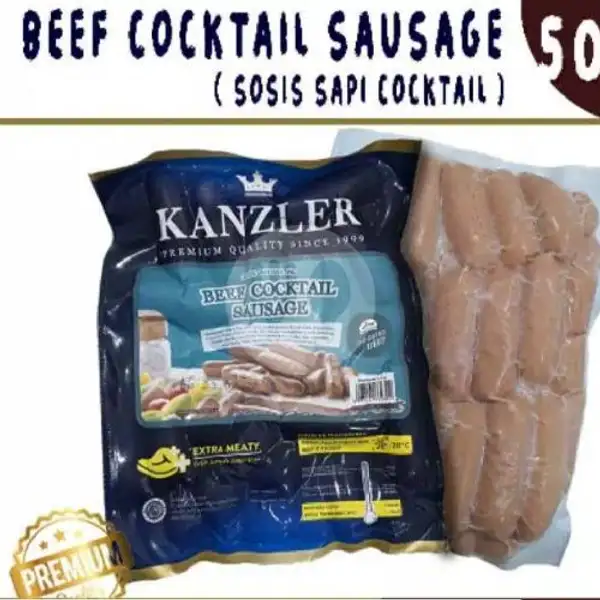 KANZLER SOSIS BEEF COCKTAIL 500 GR | Frozen Food, Empek-Empek & Lalapan Huma, Pakis