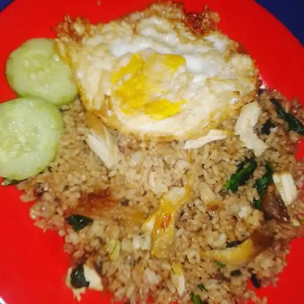 Nasi Goreng Ayam + Telur | Warung Mas Hendro, Imam Bonjol