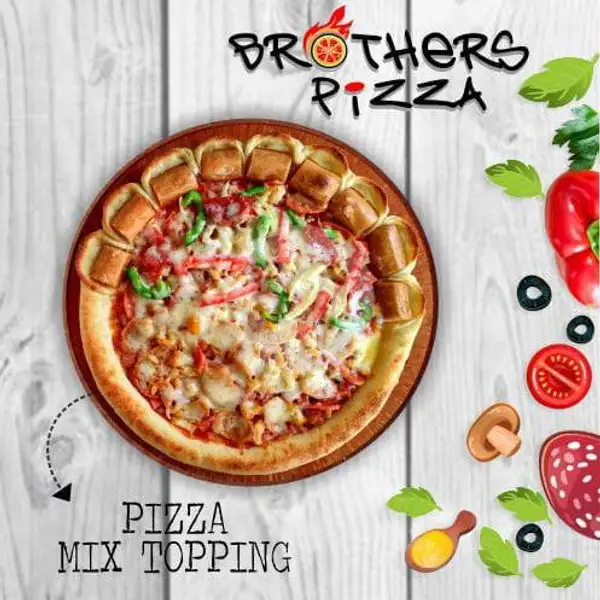 Pizza Mix Topping Large | Brother's Pizza, Antasari Lampung