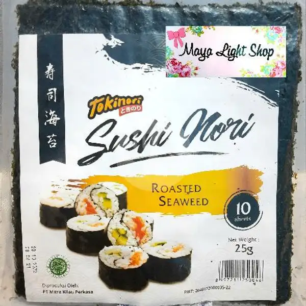 Nori Sushi Tokinori 10lembar Rumput Laut | Maya Light Shop