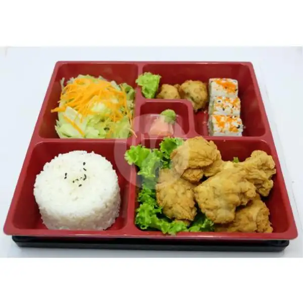 CHICKEN KARAAGE BENTO BOX | Fuji Japanese Cafe, Raya Tidar