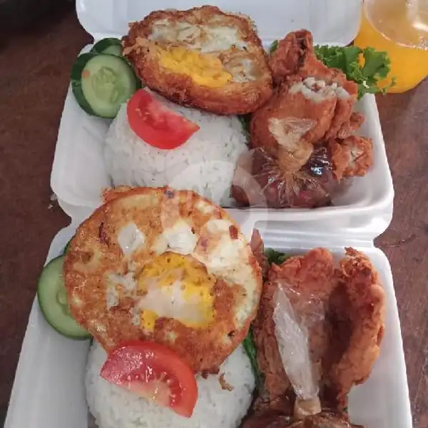 Ayam Geprek Telur Mata Sapi Sambal Korek | Es Mojito Infus Water Pasar Minggu Gajayana, Blimbing