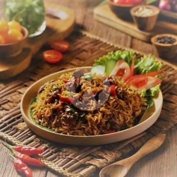 Nasi Goreng Rendang | Nasi Padang Pagi Siang Malam, BEST SELLER Kalibatacity