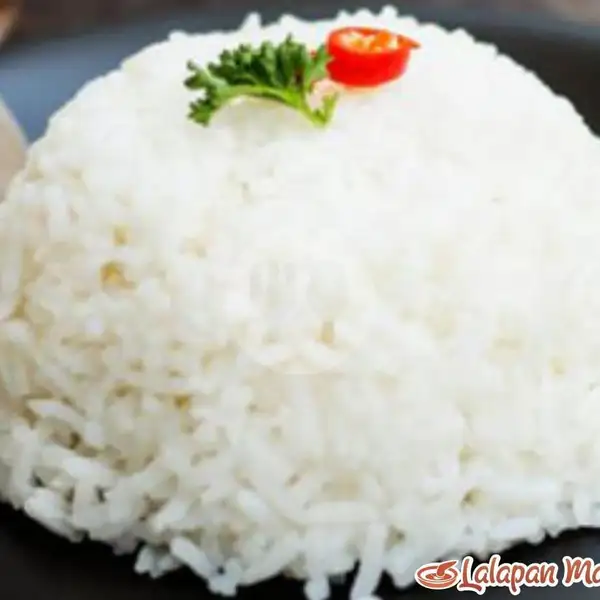 Nasi Putih | Lalapan Makrul, Senggigi