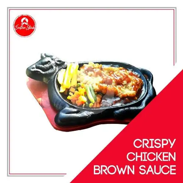 Crispy Chicken Steak Single Brown Saos | Sultan Steak Sawojajar