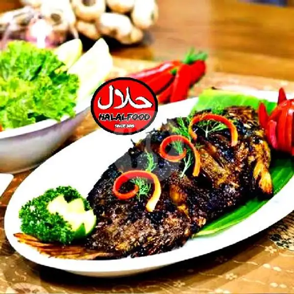 Ikan Gurami Bakar + Nasi | HalalFood Juara Ikan Bakar, Renon