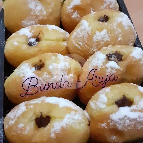 Donut Bomboloni Full Coklat | Donut Bunda Arya, Krian