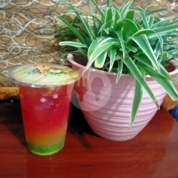 Rainbow Moktail Jumbo | Kedai Es Dan Jajanan Z - Tea, Baki