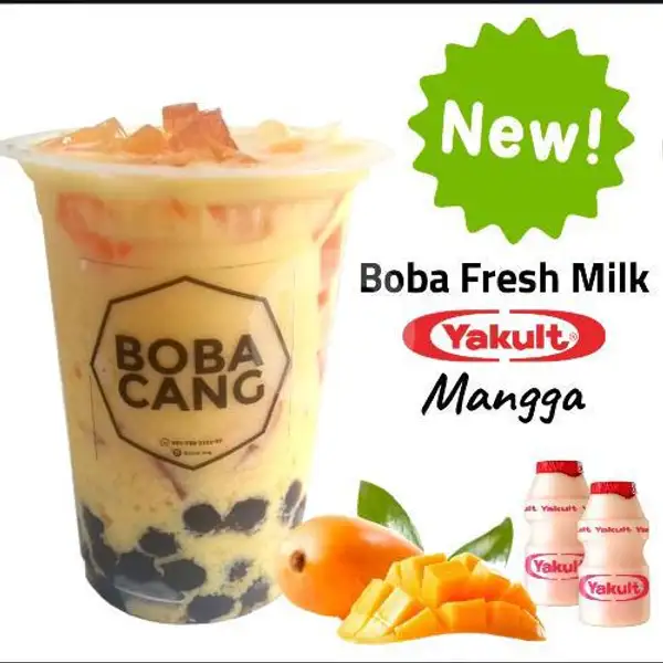 Boba Fresh Milk Yakult Mangga | Boba Cang, Denpasar