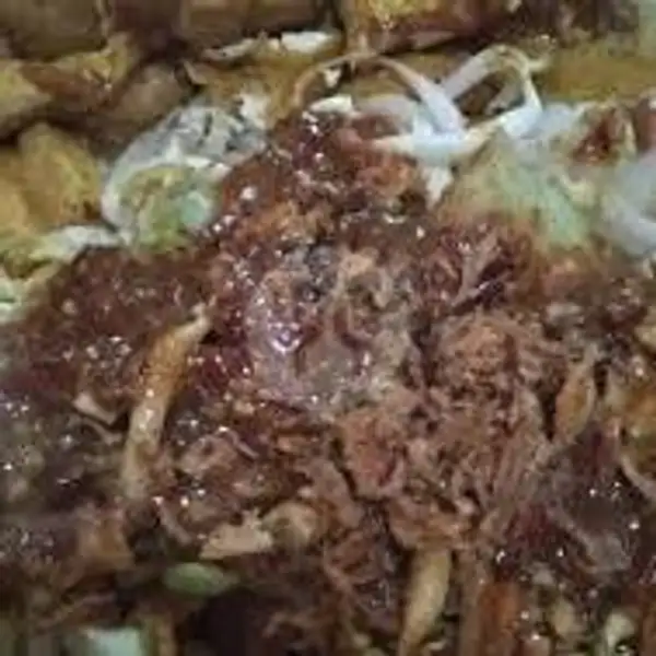Nasi + Tahu Campur + Telur + Krupuk | Ayam Geprek Farish, Tlogosari Kulon
