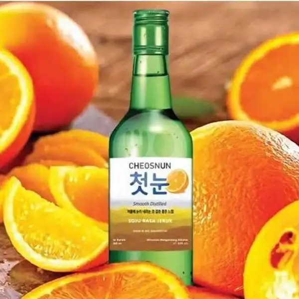 Cheosnun Soju Orange 360ml | Buka Botol Green Lake