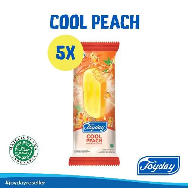 Joyday Ice Cream Cool Peach 70gr ( 5 pcs ) | Just Grill Kitchen & BBQ