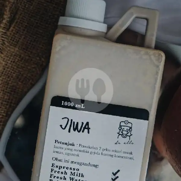 1 Liter Obat Jiwa ( Es Kopi Susu) | Dr Ells Coffee Roaster, Otista
