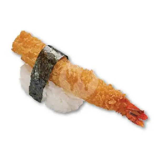 Shrimp Fritter Nigiri | Genki Sushi, Grand Batam Mall