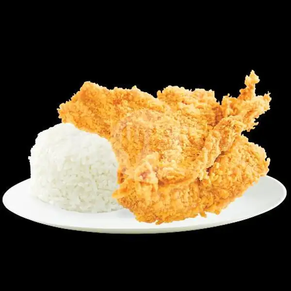 Nasi + Dada Crispy | Hisana Fried Chicken, Srengseng 1
